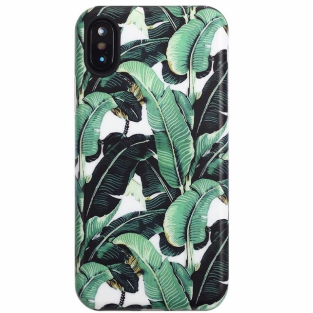 NEW iPhone Xs MAX/Xs/X Case Banana Leaves - BURBAN